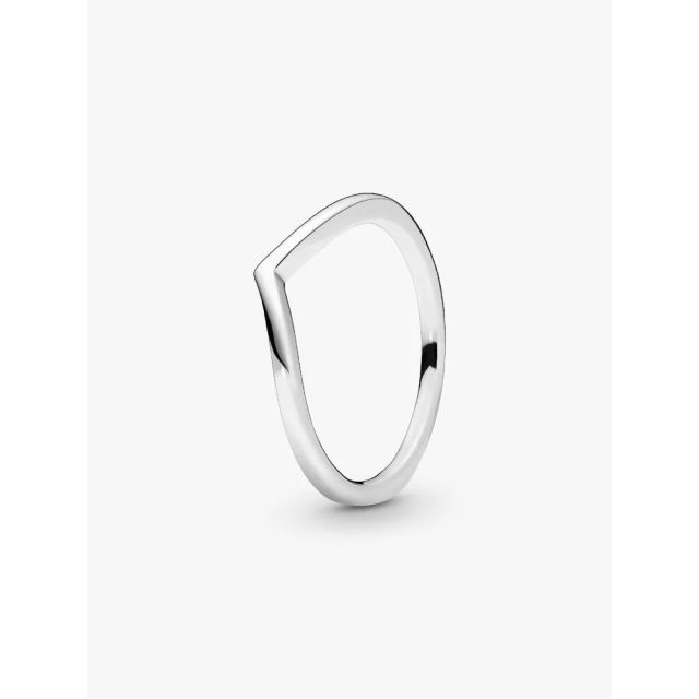 PANDORA MOMENTS Polished Wishbone Ring