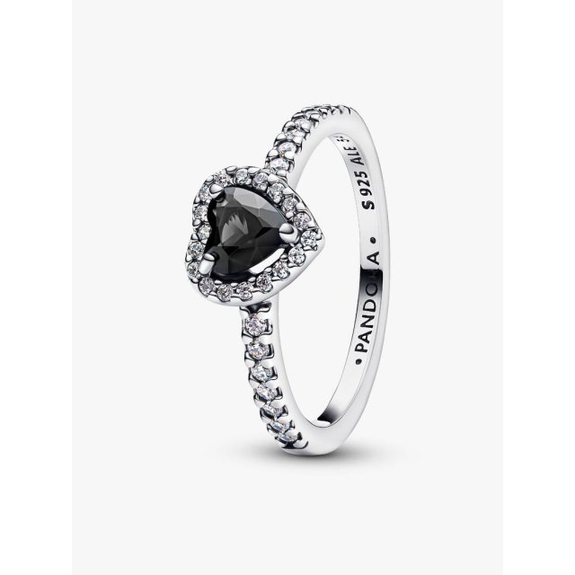 PANDORA ΤΙΜΕLESS Elevated Black Heart Ring