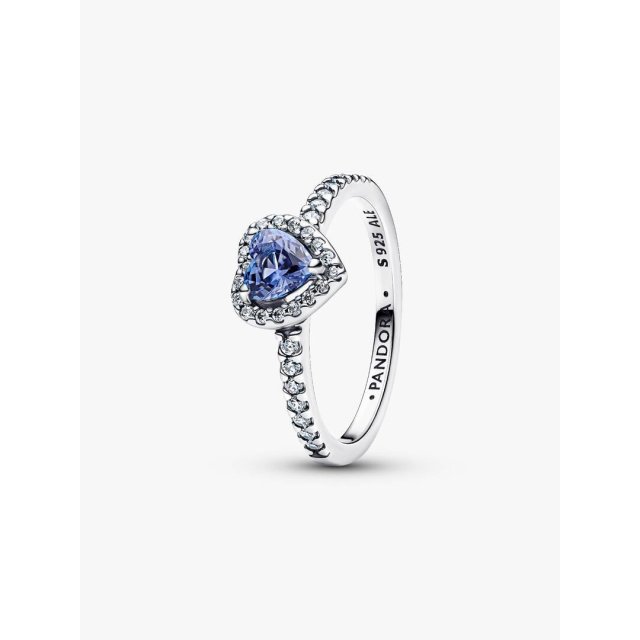 PANDORA TIMELESS Sparkling Elevated Heart Ring