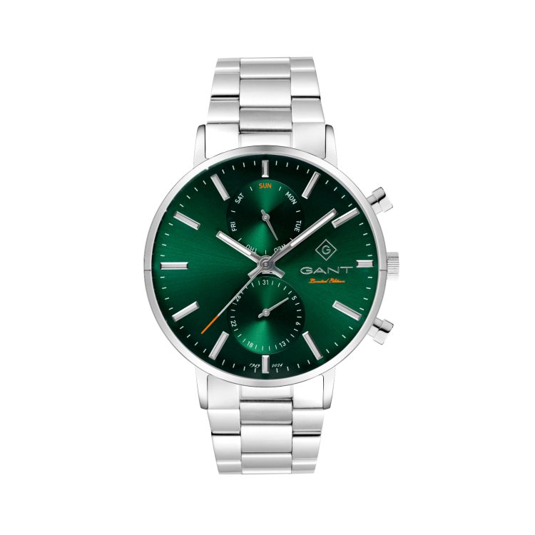GANT PARK HILL DAY-DATE II Stainless Steel Bracelet 
