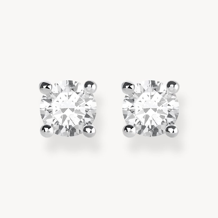 THOMAS SABO Ear Studs White Stone