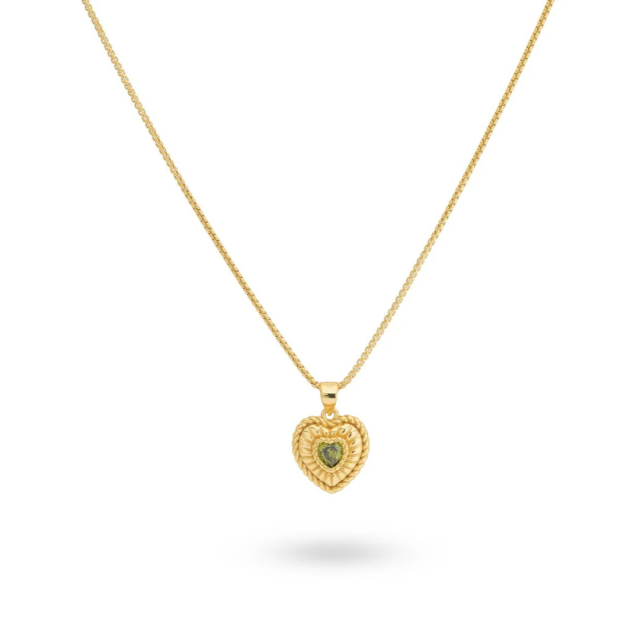 24KAE Amour Necklace with Zircon