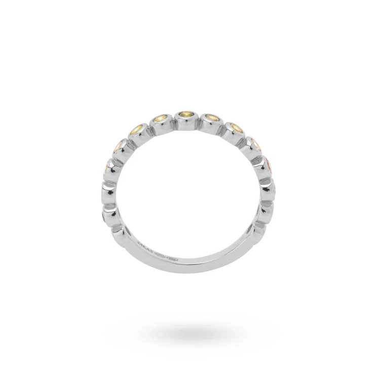 24KAE Ring with Colored Stones