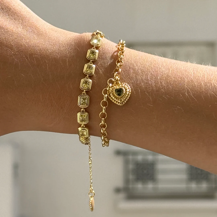 24KAE Amour Bracelet with Zircon 