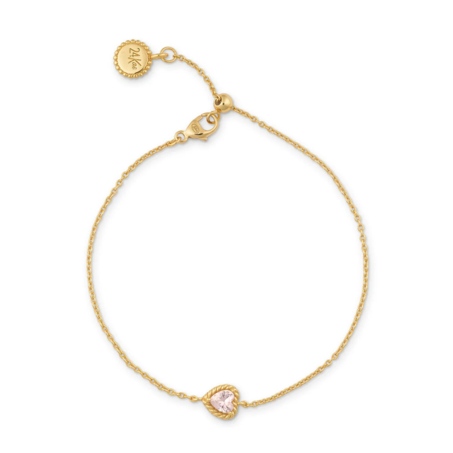 24KAE Je t’aime Bracelet with Zircon