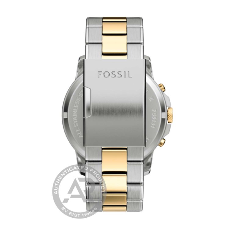 FOSSIL Grant Chronograph Two Tone Stainless Steel Bracelet