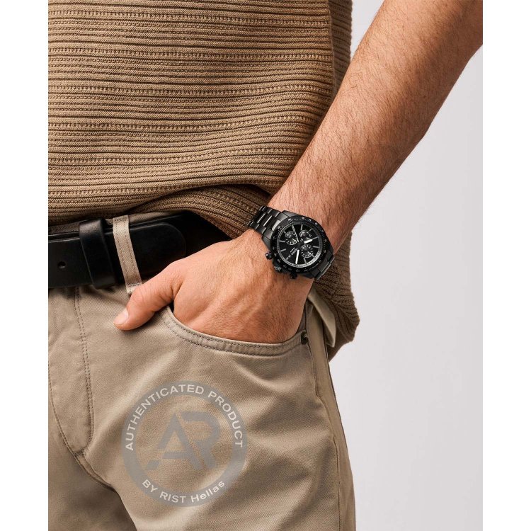 FOSSIL Autocross Black Stainless Steel Bracelet