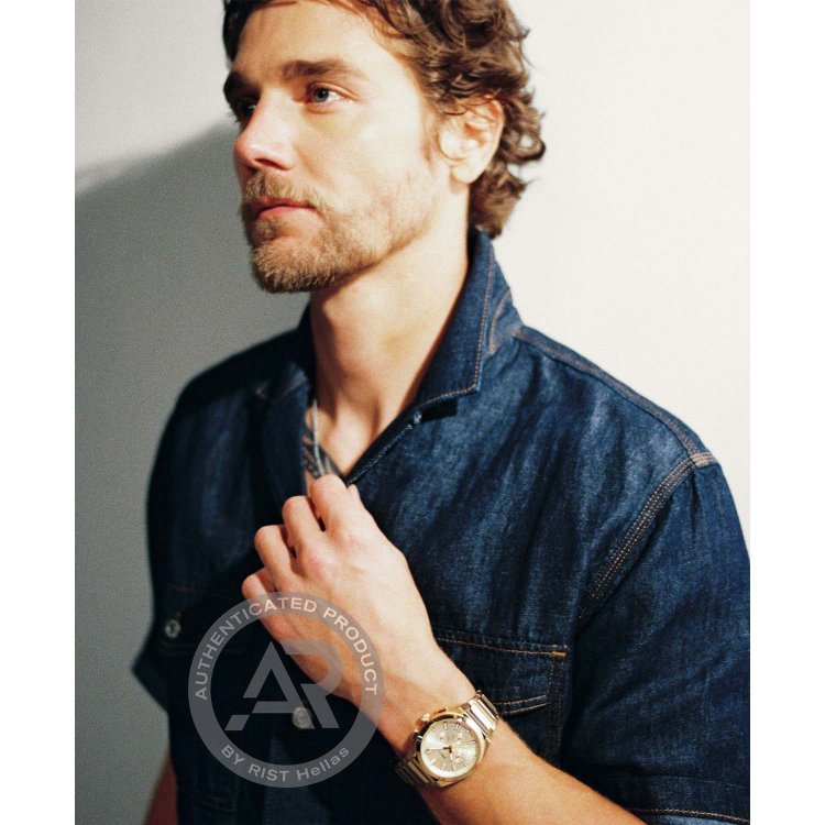 FOSSIL Everett Chronograph Gold Stainless Steel Bracelet