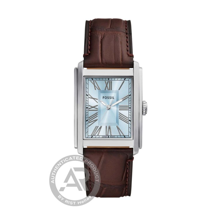 FOSSIL Carraway Brown Leather Strap 