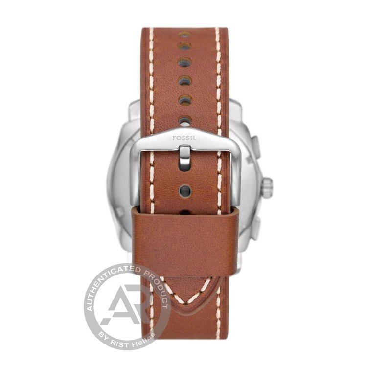 FOSSIL Machine Brown Leather Strap