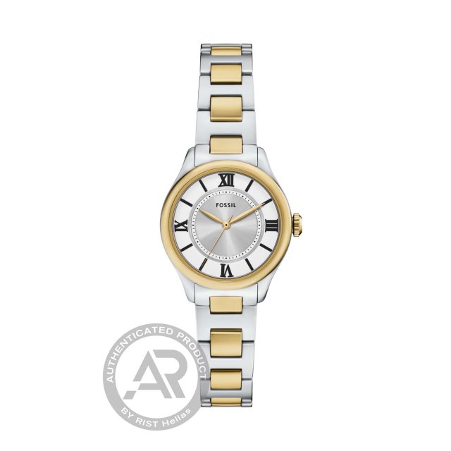 FOSSIL Gilmore Τwo Tone Stainless Steel Bracelet