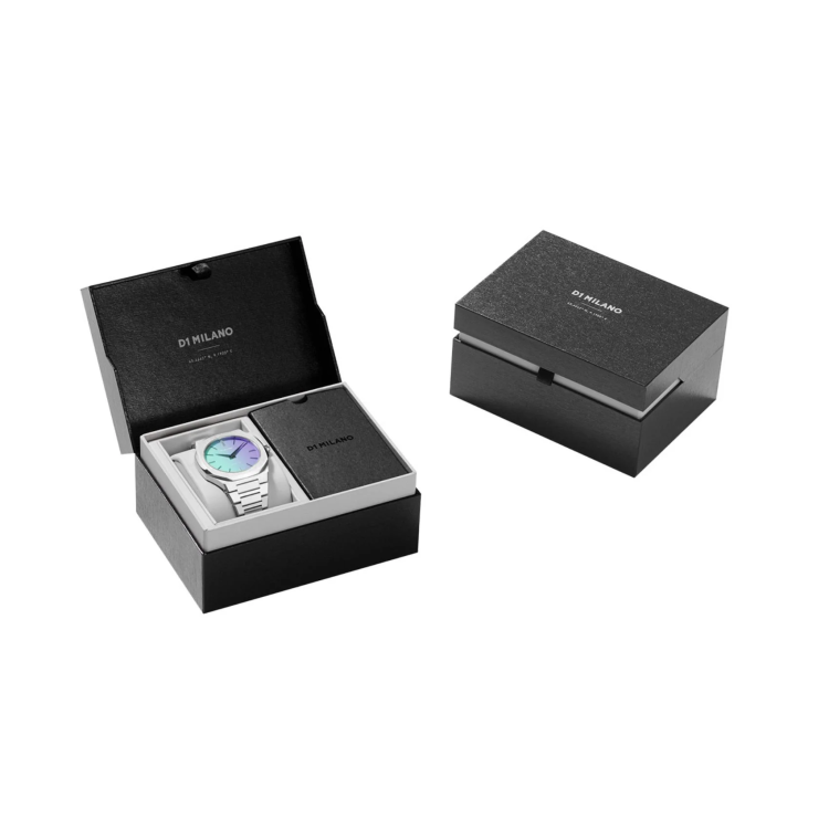 D1 MILANO ULTRA THIN 40MM DUAL TONE Stainless Steel Bracelet 