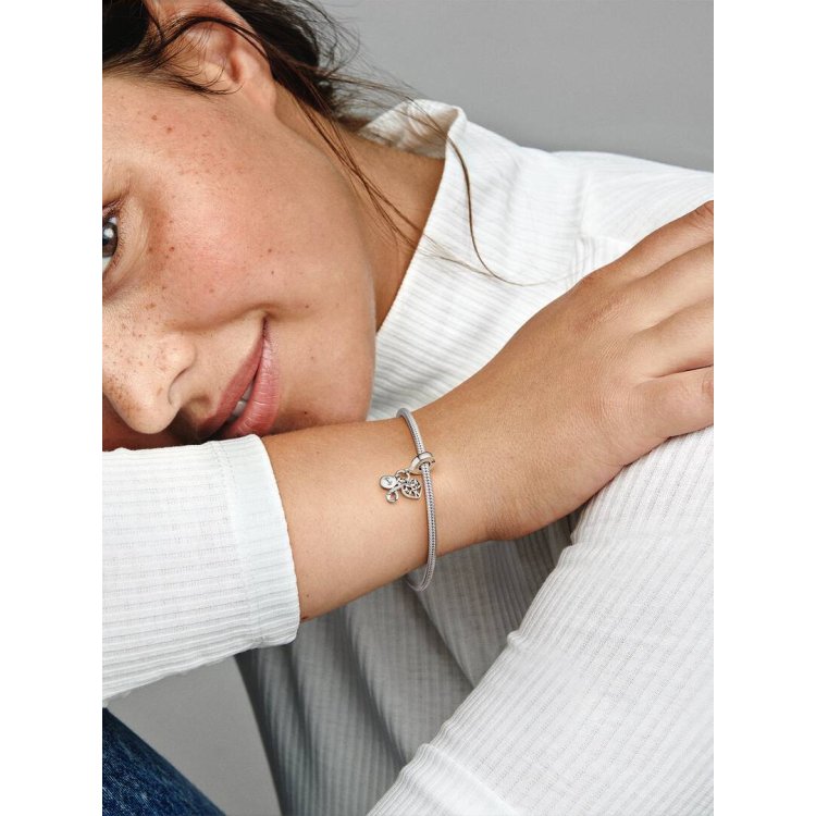 PANDORA MOMENTS Τριπλό Κρεμαστό Σύμβολο Family Infinity