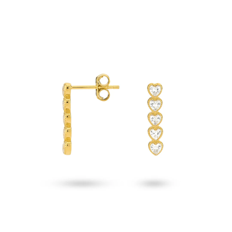 24KAE Little Love Earrings
