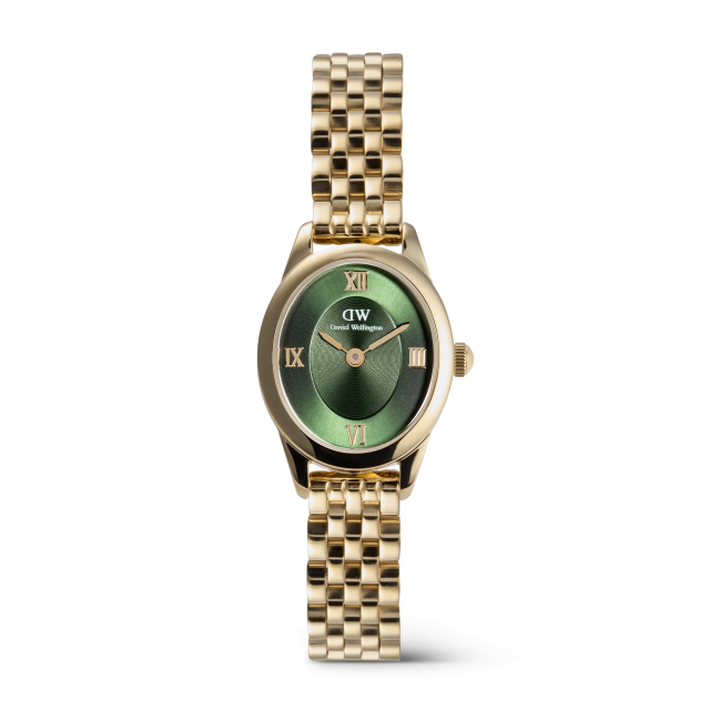 DANIEL WELLINGTON Ophelia Mini Emerald Gold 