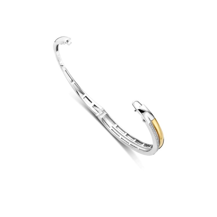 TI SENTO MILANO Two Tone Bracelet with Zircon in Silver 925