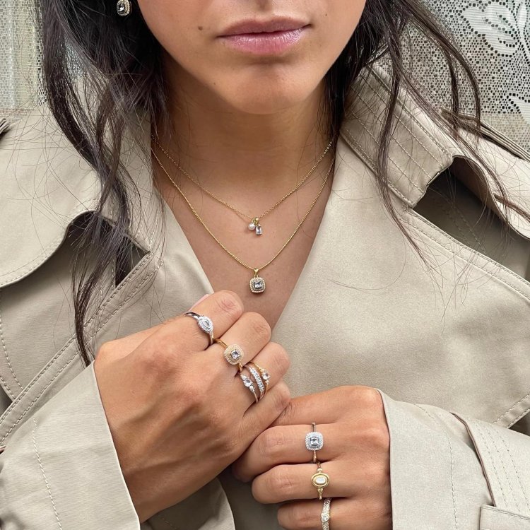 24ΚΑΕ Minuit Necklace with Zircon 