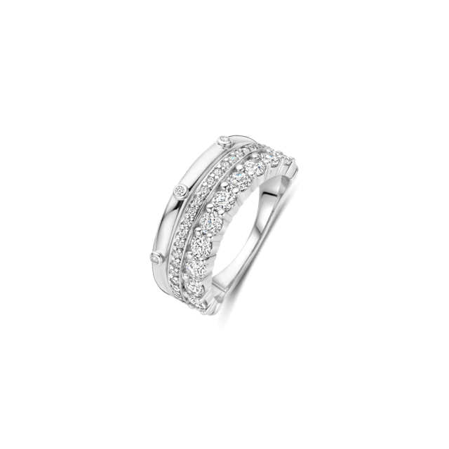 TI SENTO MILANO Ring with Zircons in Silver 925