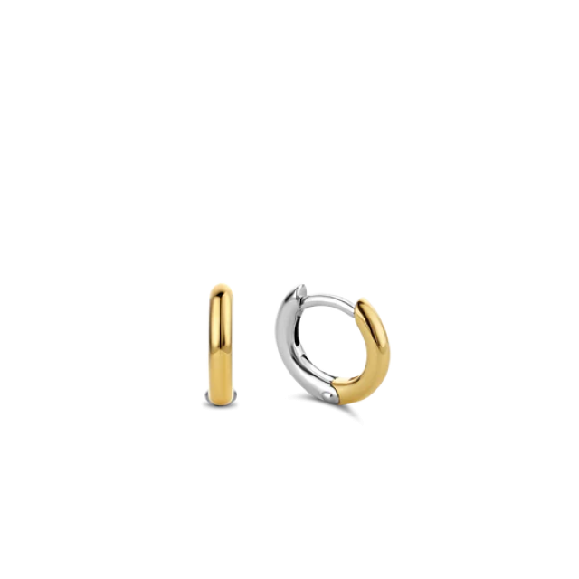 TI SENTO MILANO Two Tone Hoop Earrings in Silver 925