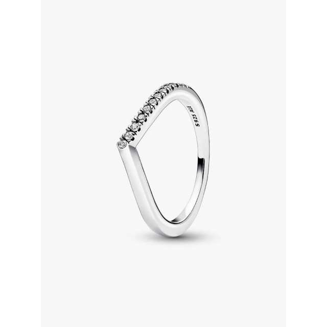 PANDORA TIMELESS Δαχτυλίδι Ευχή με Mισό Λαμπερό Pave