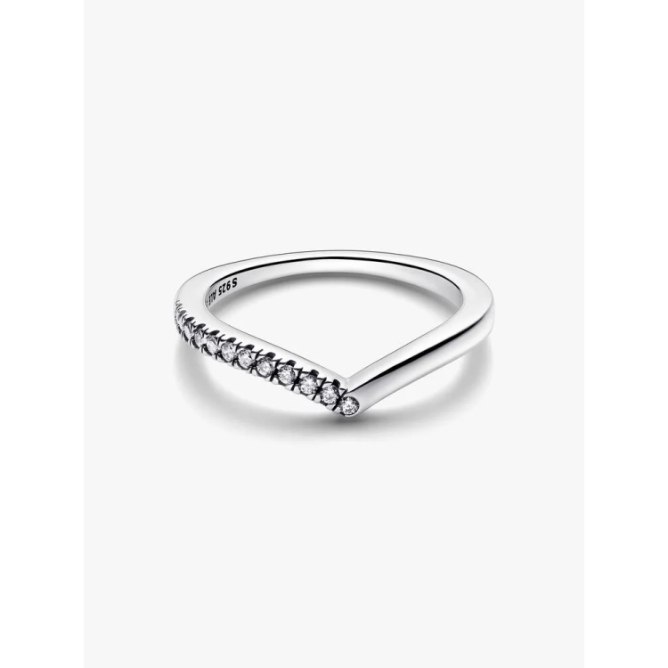 PANDORA TIMELESS Δαχτυλίδι Ευχή με Mισό Λαμπερό Pave