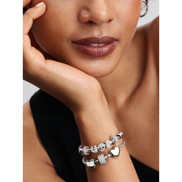 PANDORA MOMENTS Ανάγλυφο Mίνι Σύμβολο σε Σχήμα Πετάλου Αλόγου