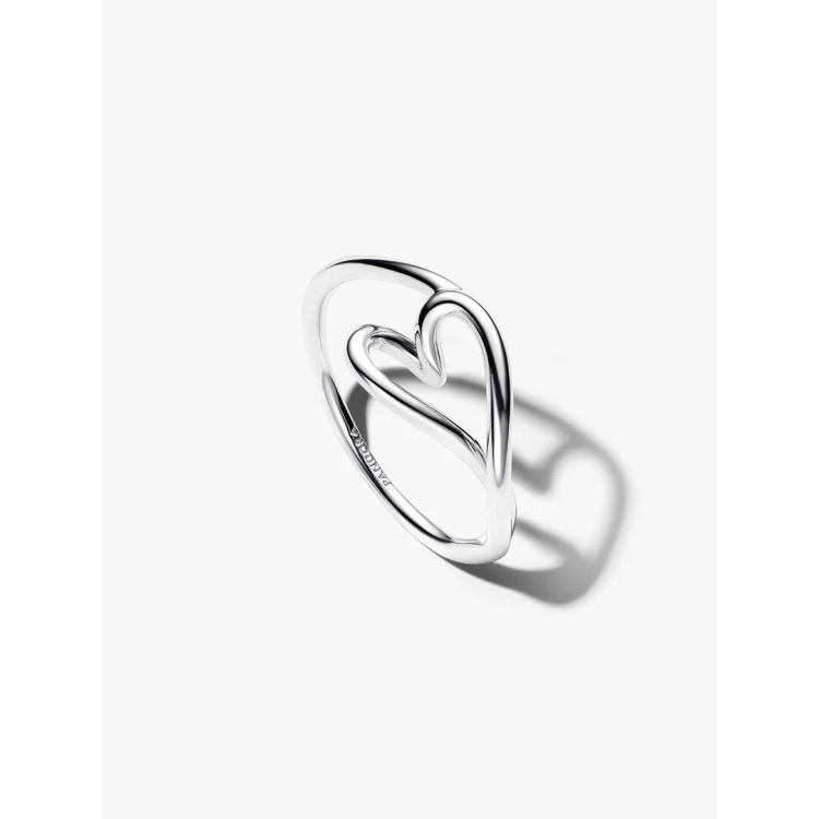 PANDORA MOMENTS Μικρό Δαχτυλίδι με Καρδιά Ακανόνιστου Σχήματος
