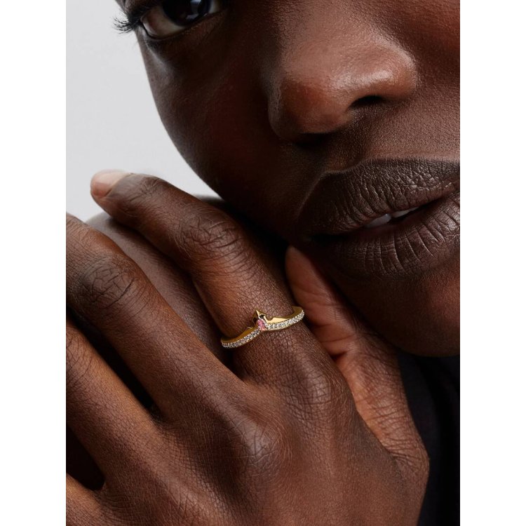 PANDORA DISNEY Δαχτυλίδι σε Σχήμα Τιάρας της Ωραίας Κοιμωμένης της Disney