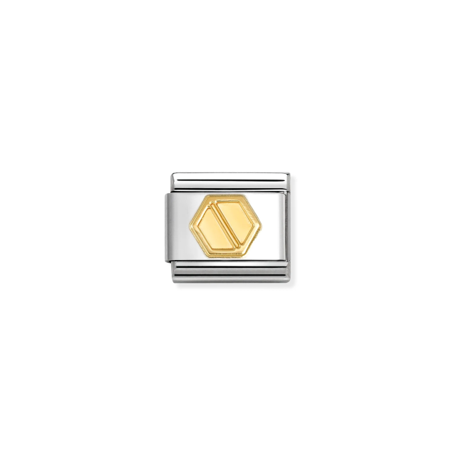 NOMINATION COMPOSABLE CLASSIC LINK SCREW IN 18K GOLD