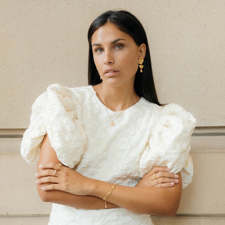 24KAE Earrings Heartshaped Statement 