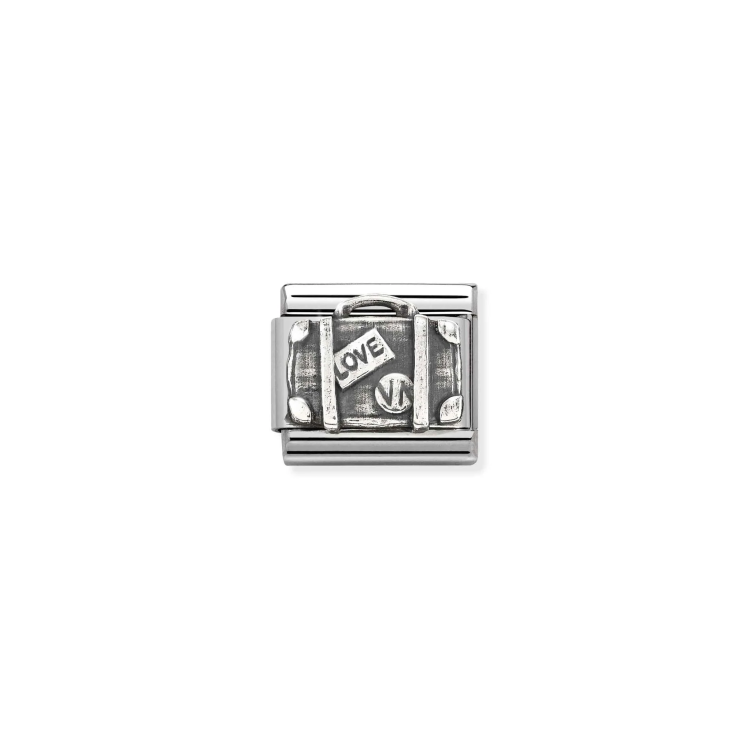 NOMINATION COMPOSABLE CLASSIC LINK SUITCASE IN 925 SILVER