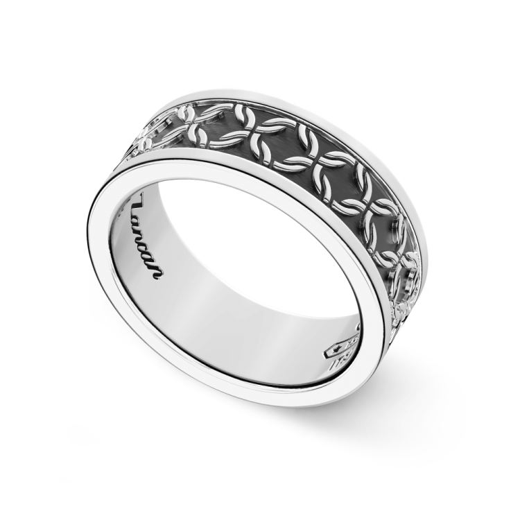 ZANCAN Silver Band Ring