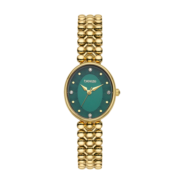 BREEZE SIRENA Gold Stainless Steel Bracelet with Swarovski