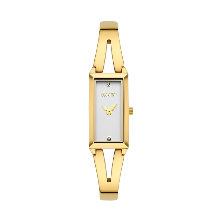 BREEZE LIBERA Gold Stainless Steel Bracelet with Swarovski