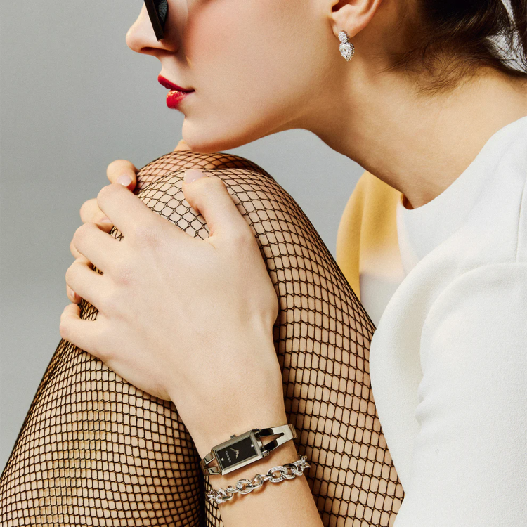 BREEZE LIBERA Stainless Steel Bracelet with Swarovski