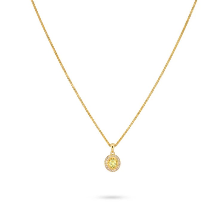 24KAE Necklace with Vintage Look Ornament