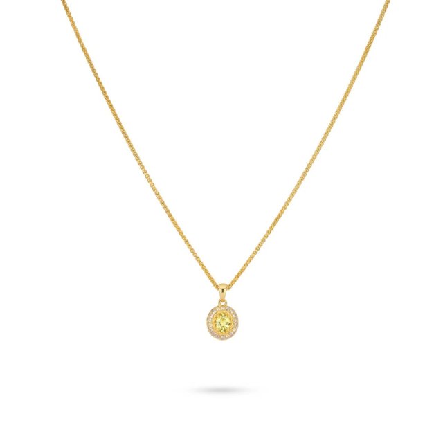 24KAE Necklace with Vintage Look Ornament