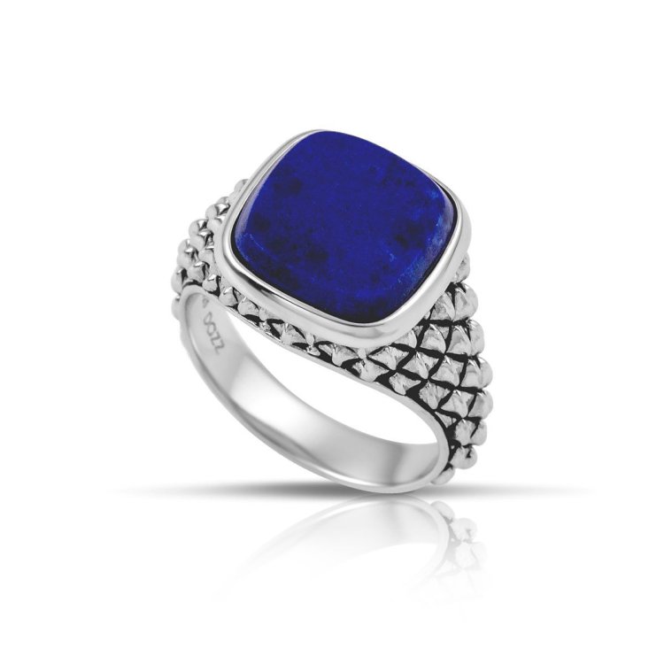 DAZZ Δαχτυλίδι σε Ασήμι 925 με Λάπις Λάζουλι