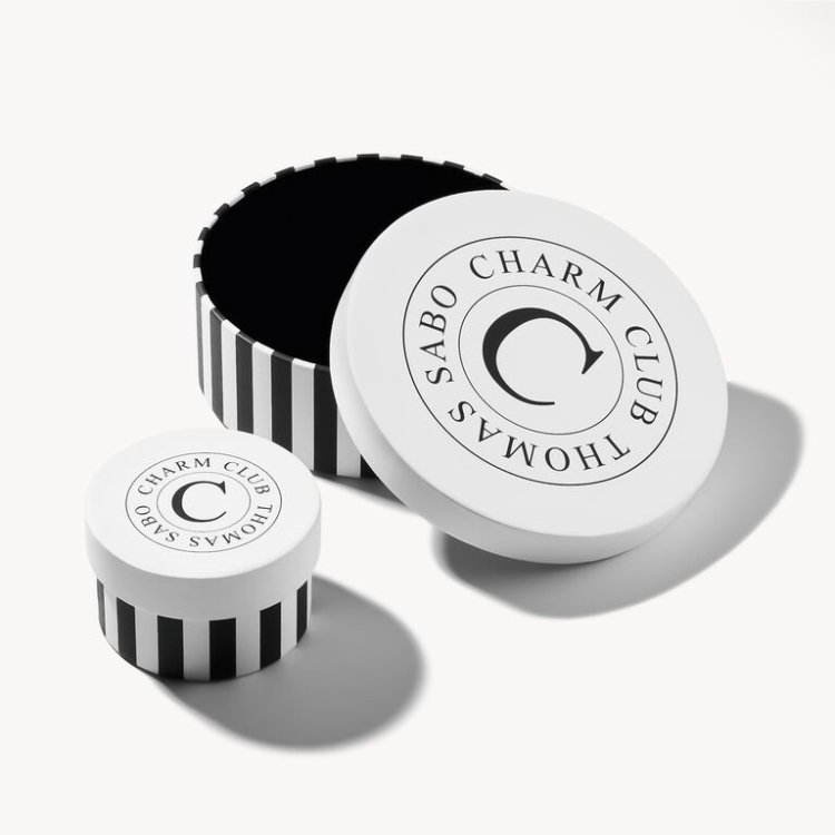 THOMAS SABO Charm Pendant Pink Paw Silver