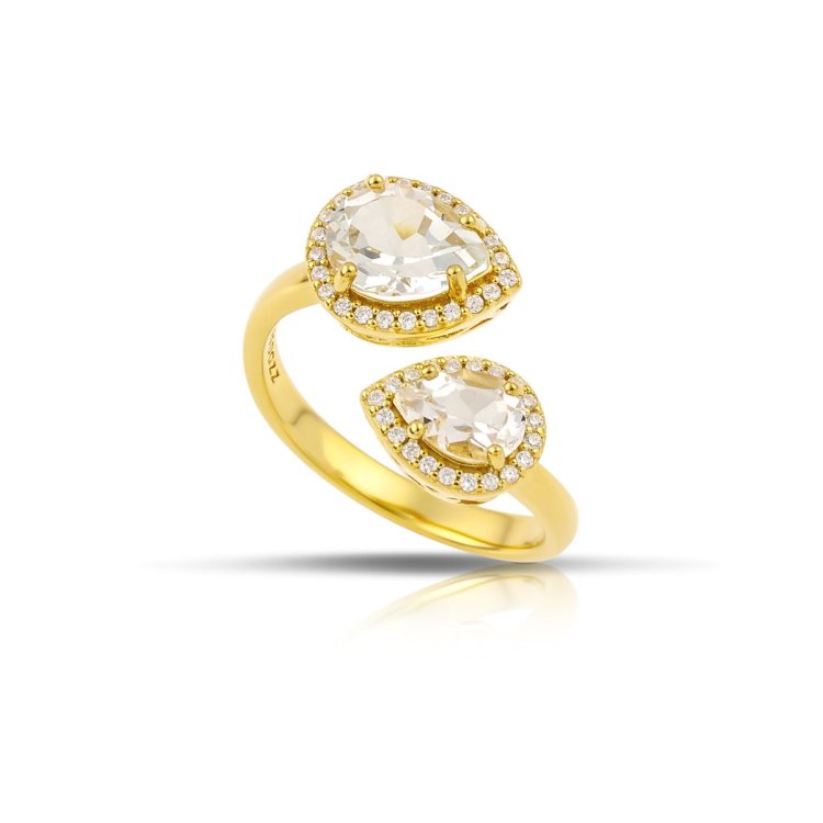 DAZZ Δαχτυλίδι σε Ασήμι 925 με Ζιργκόν