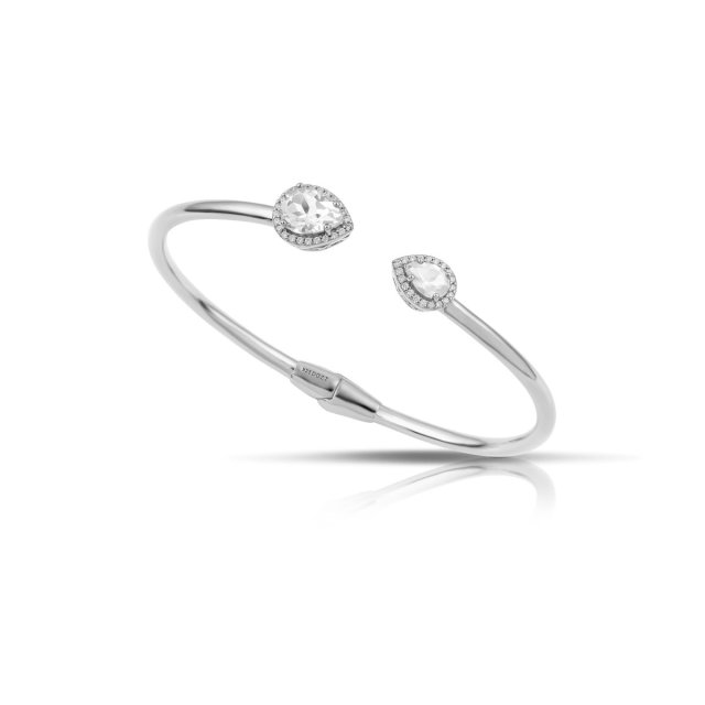 DAZZ Bραχιόλι Χειροπέδα σε Ασήμι 925 με Ζιργκόν