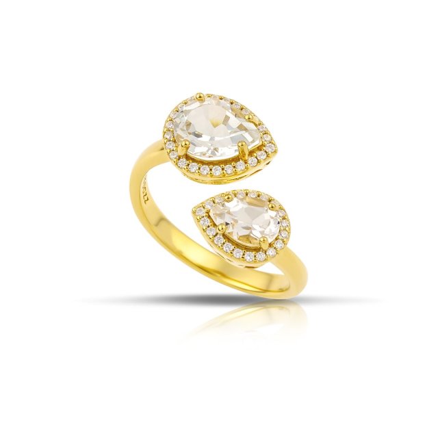 DAZZ Δαχτυλίδι σε Ασήμι 925 με Ζιργκόν