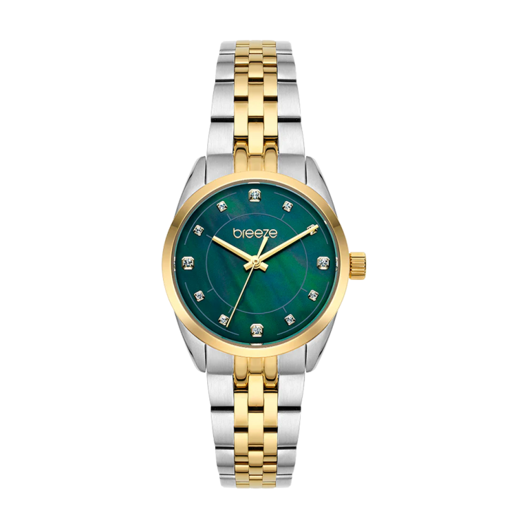 BREEZE OCEALIS Two Tone Stainless Steel Bracelet