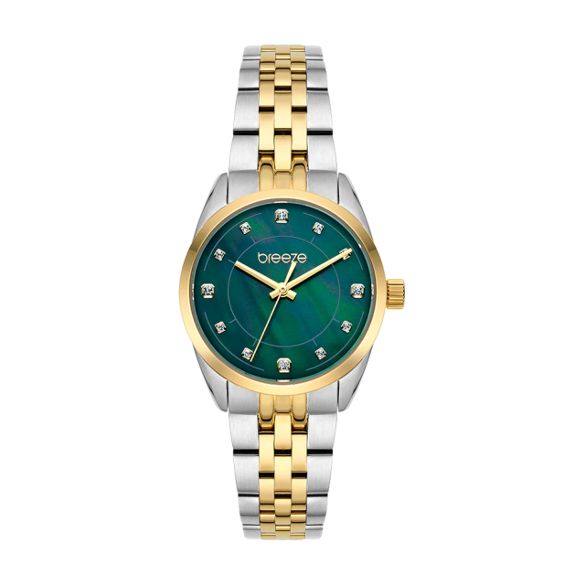 BREEZE OCEALIS Two Tone Stainless Steel Bracelet