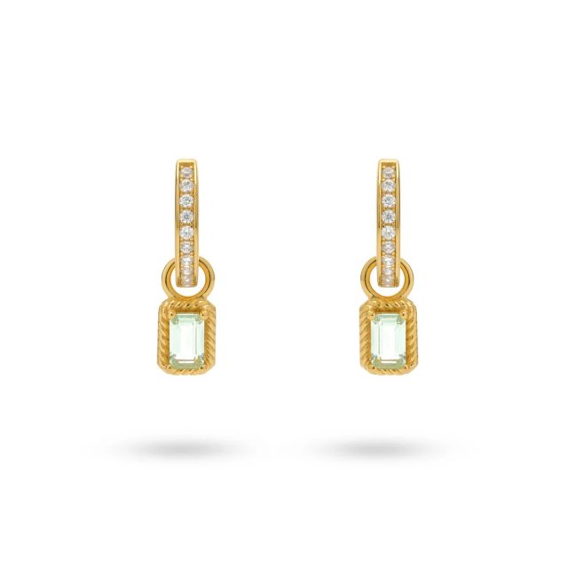 24KAE Earrings with Pendant