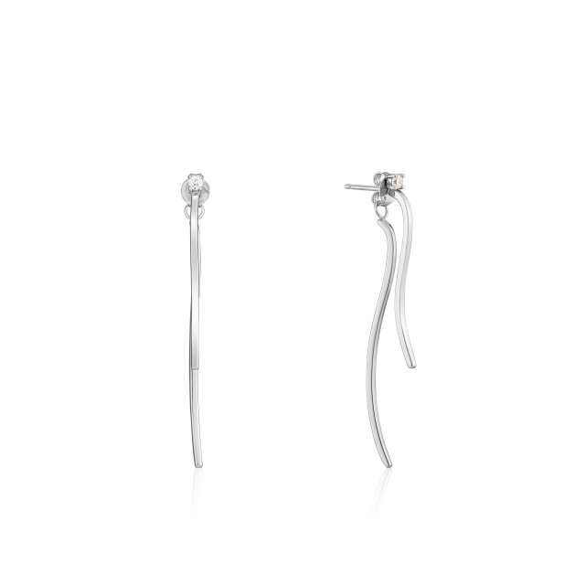 ANIA HAIE Curve Drop Bar Ear Jackets