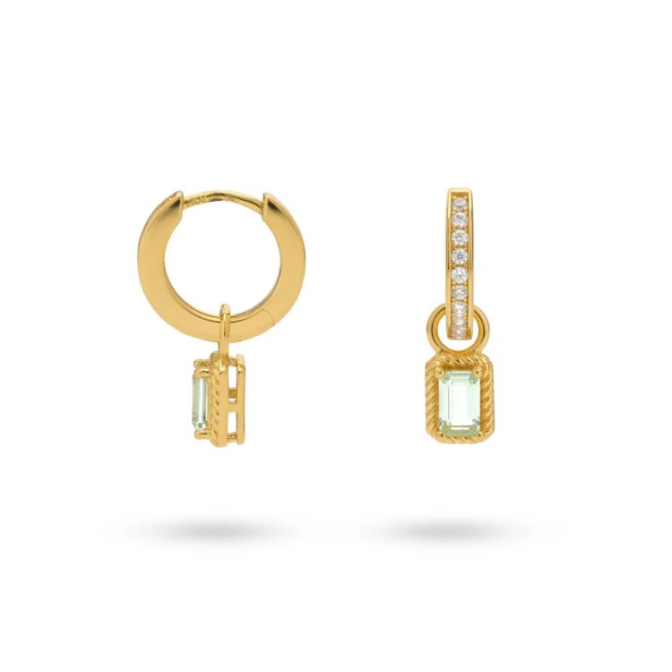 24KAE Earrings with Pendant