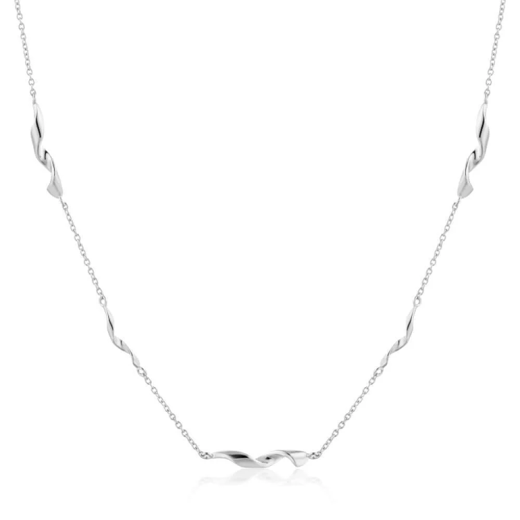 ANIA HAIE Silver Helix Necklace