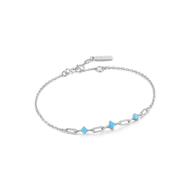 ANIA HAIE Silver Turquoise Bracelet