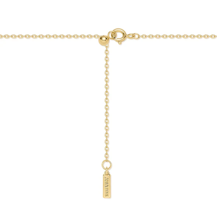 ANIA HAIE Gold Twisted Rope Lariat Necklace